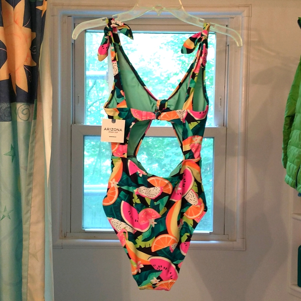 Arizona High-waisted One Piece Bathing Suit Tropical swim suit beach wear Bikini - Picture 4 of 17
